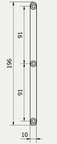 Standard magnetic block without adjustment M&T