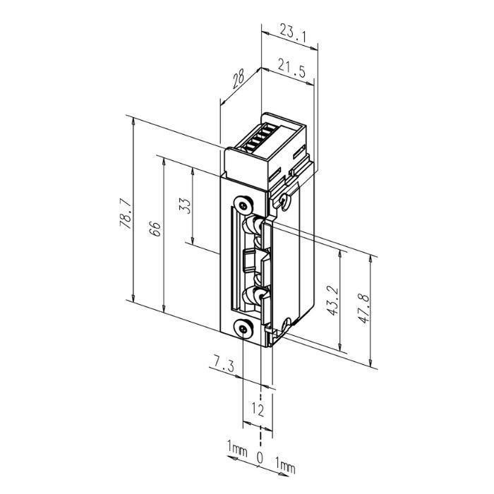 Ugunsdrošs elektrosprūds Eff Eff Assa Abloy 143.13