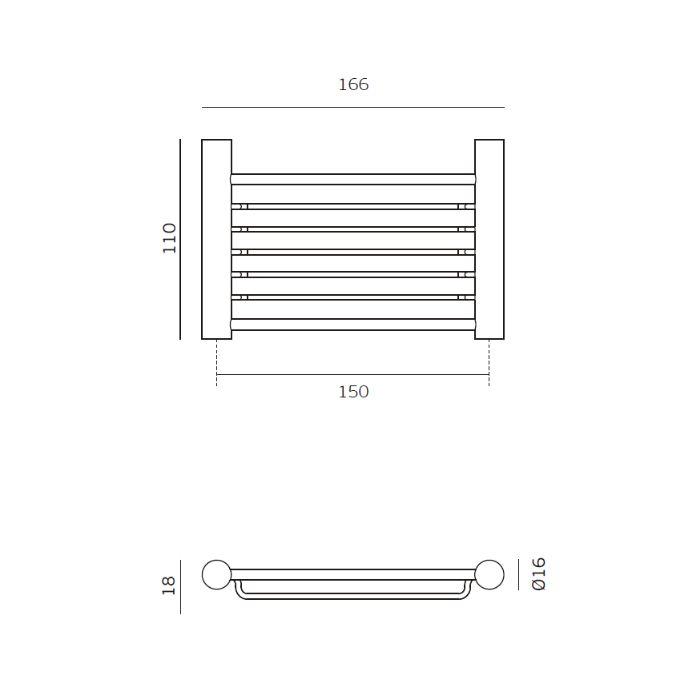 Wall soap holder JNF Fine IN.43.184.150