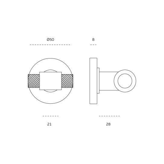 WC knob JNF IN.04.266.KN