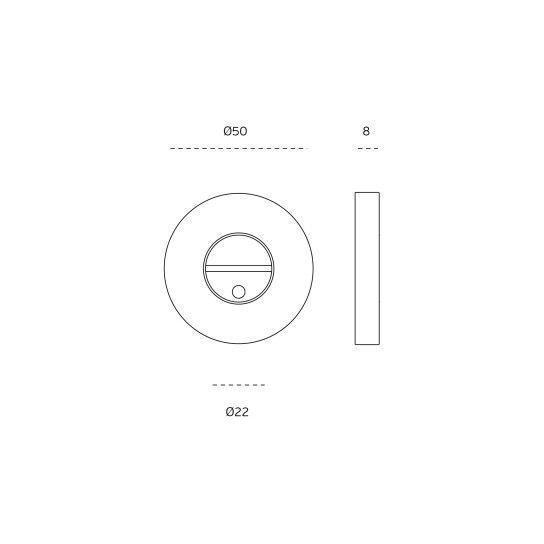 WC knob JNF IN.04.266.KN