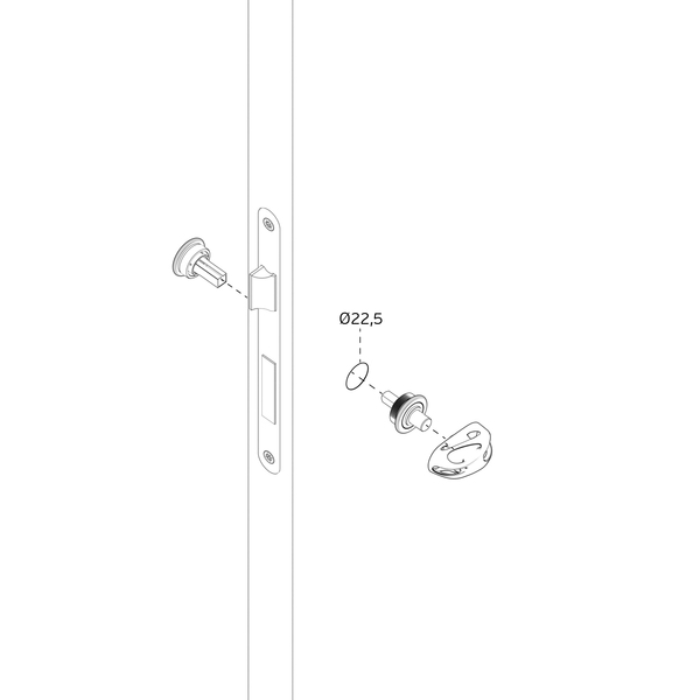 WC knob Lovegrove by JNF AF.04.002