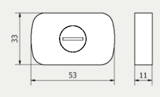 WC knob M&T Minimal 2.0