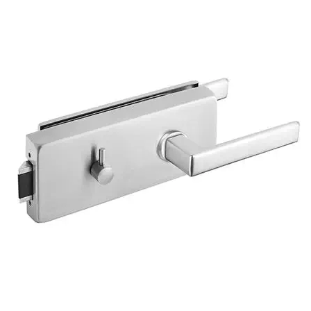 WC lock for glass doors with handle Tupai 4028