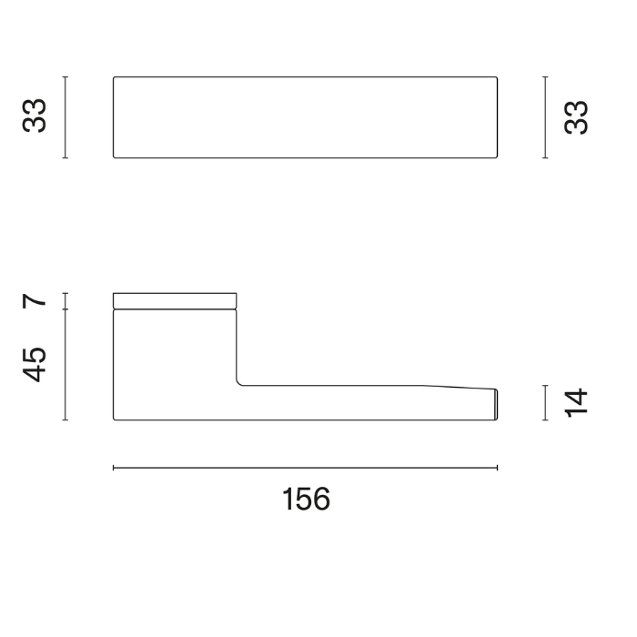 Дверная ручка Aprile AS CARLINA RTH 7S