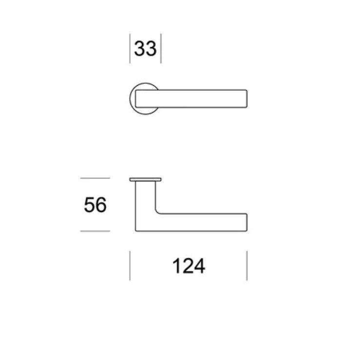 Дверная ручка Ento UNIT C3