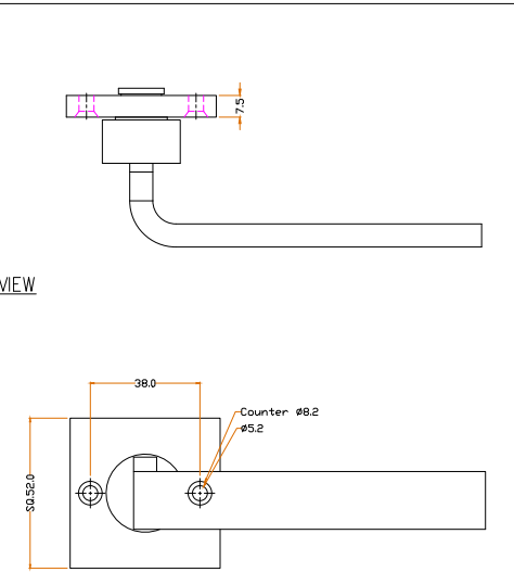 Дверная ручка Jolie LIV J-2150