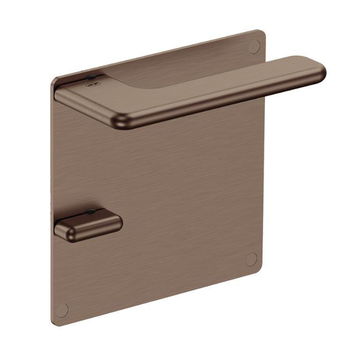 Дверная ручка с WC поворотником на пластине JNF IN.00.532.PQ.B