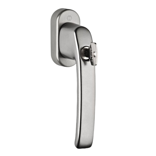 Оконная ручка с замком HOPPE 0600/US952 STUTTGART Secustik (32-42mm)