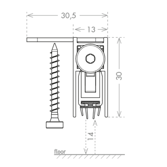 Падающий порог CCE Reset 13x30