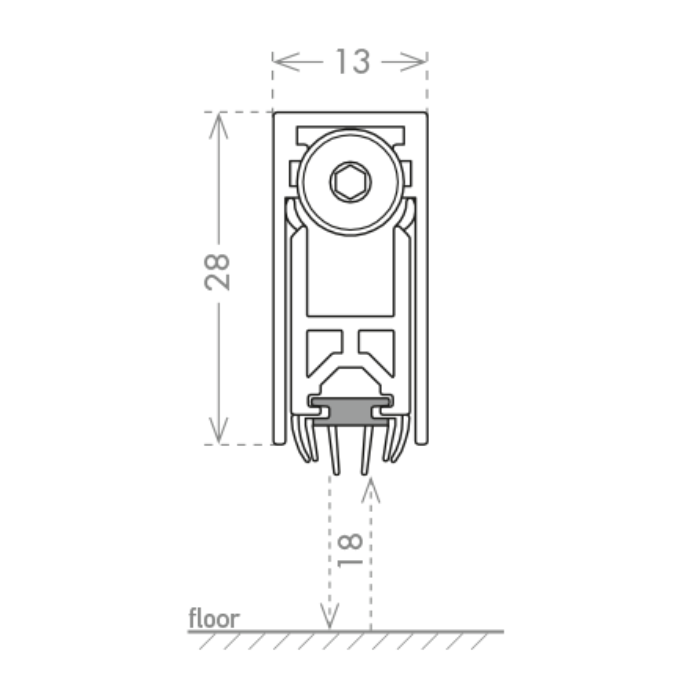 Падающий порог CCE Top Plus 13x28