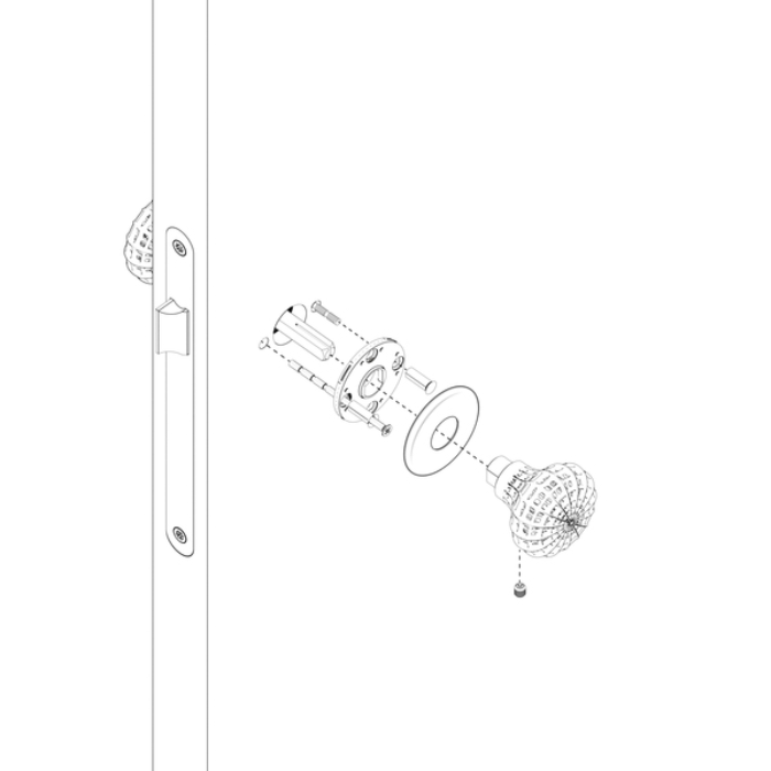 Поворотная ручка-кноб JNF Lovegrove AR.00.003