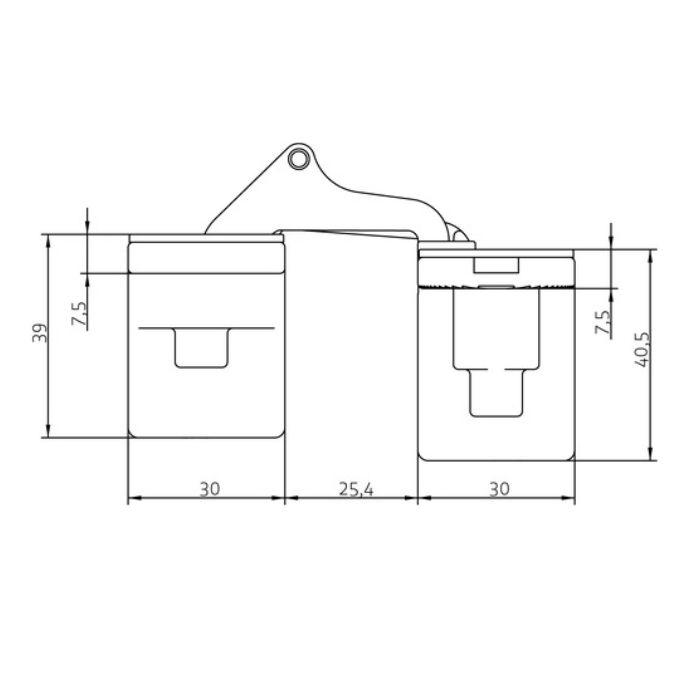 Скрытые петли Anselmi AN 164 3D FVZ 14/40