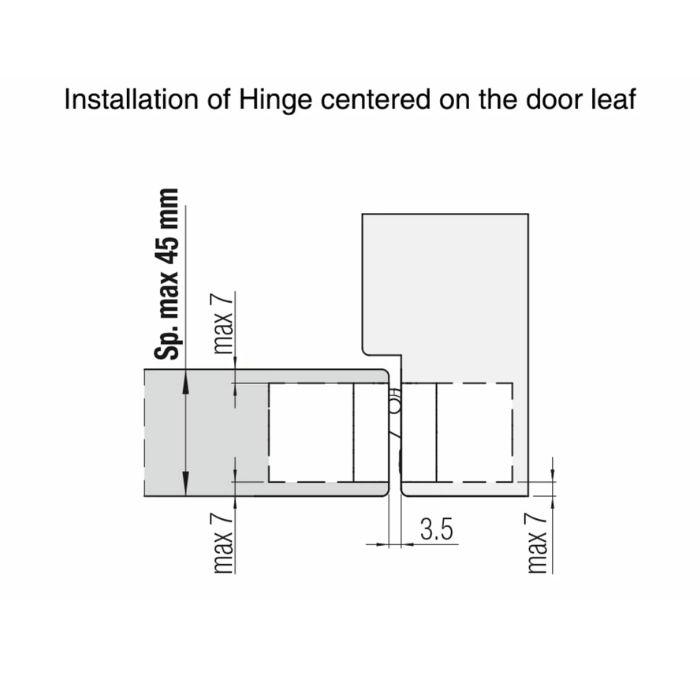 Скрытые петли Krona Koblenz ATOMIKA K8000
