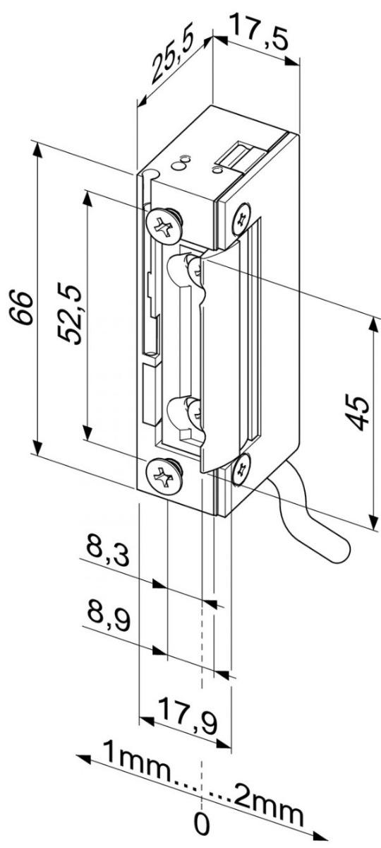 Электрозащёлка Eff Eff Assa Abloy 138W